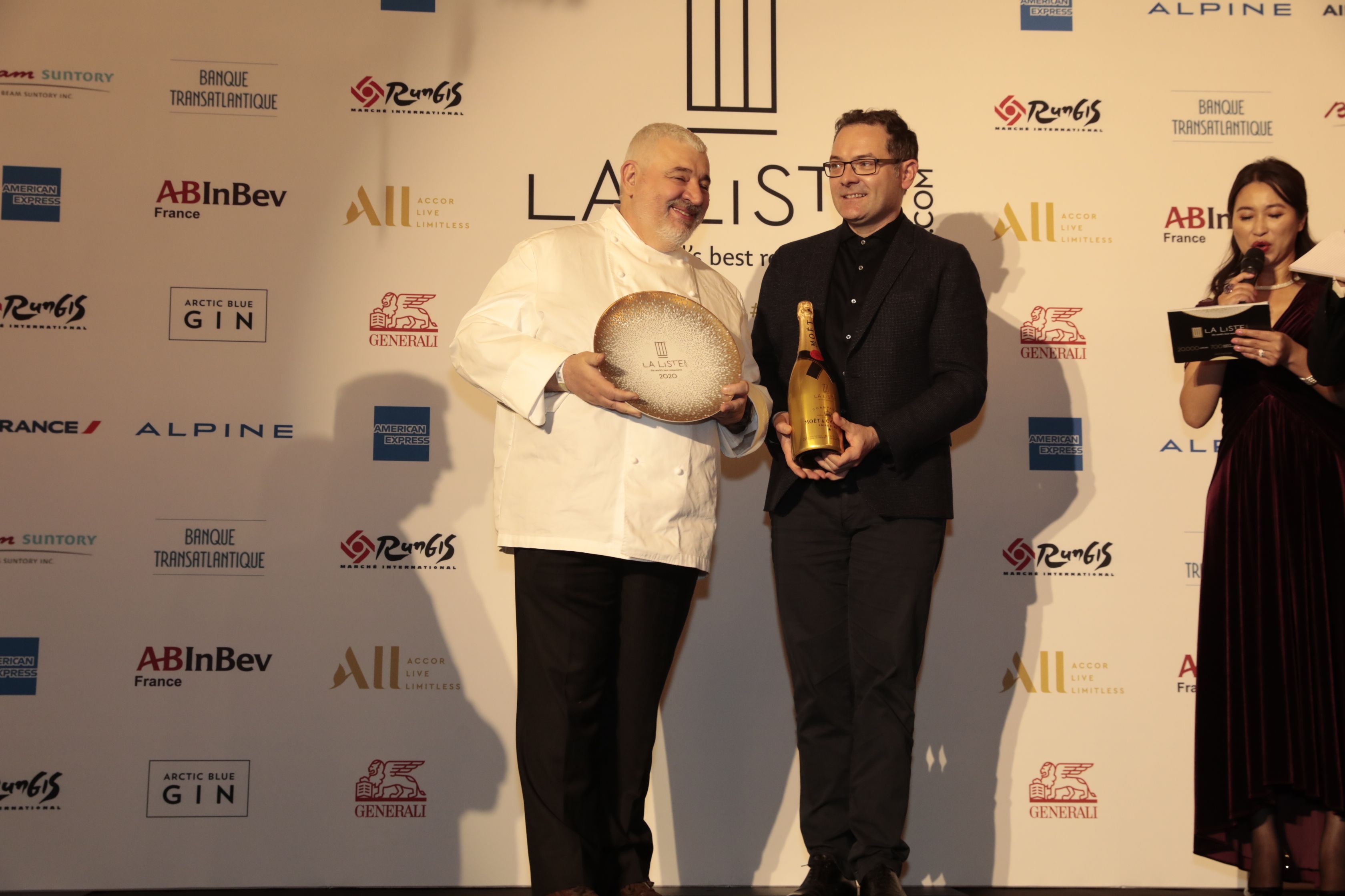 Generali – The Generali lion on the partners’ wall at the LaListe 2020 ceremony, in December 2019